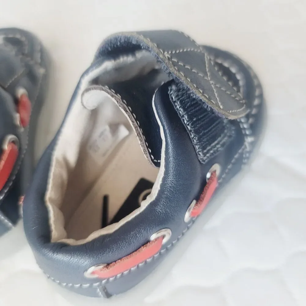 See Kai Run BABY TODDLER BOY Milton Boat Shoe Size 4